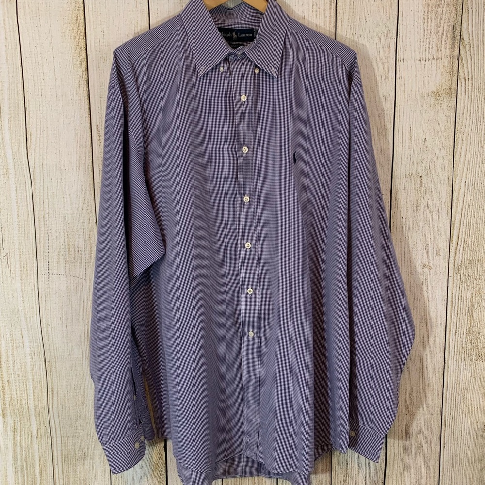 Men’s Ralph Lauren Yarmouth XL Blue Checkered